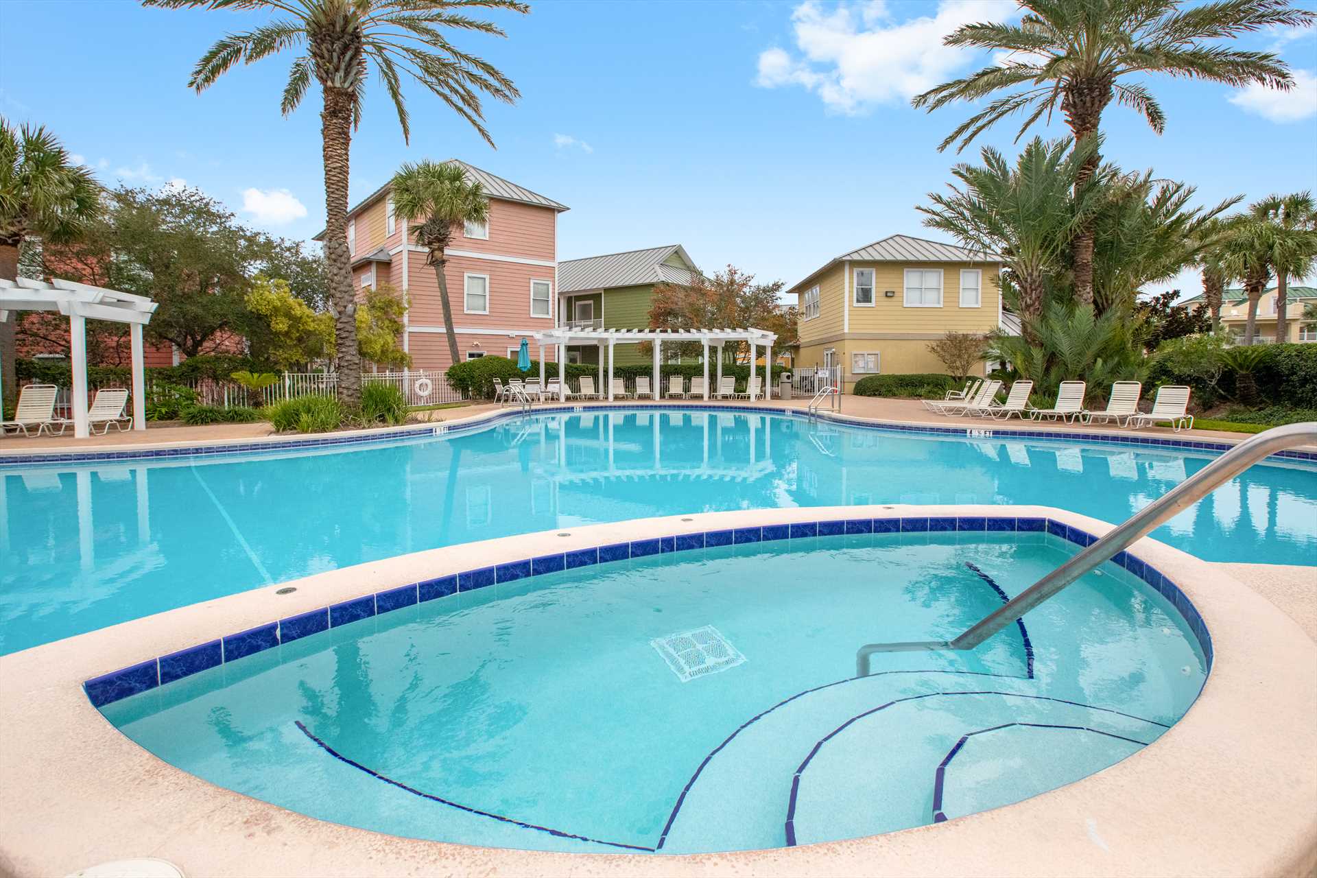 hot tub at beach retreat