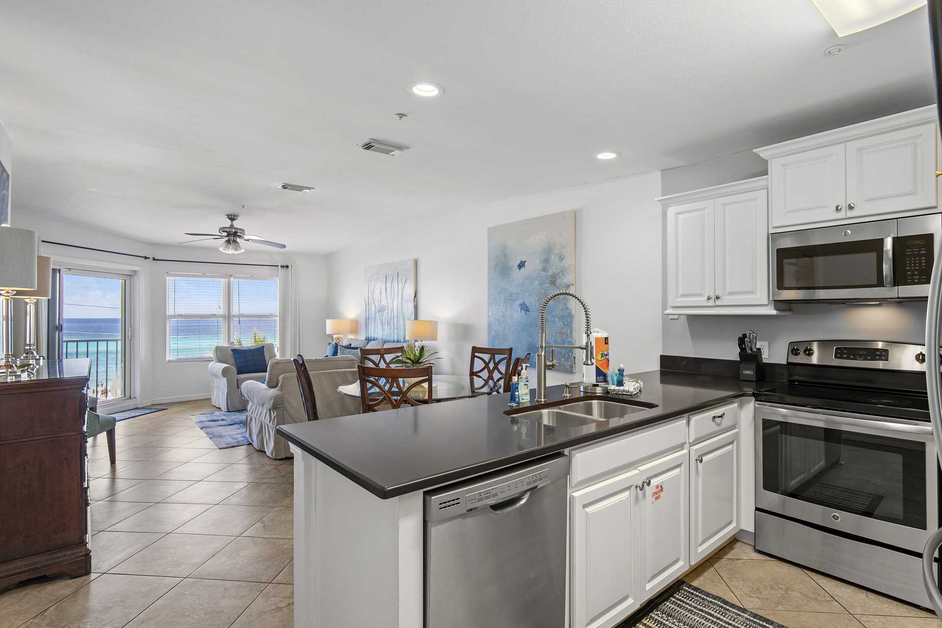 views from so many spaces in this condo