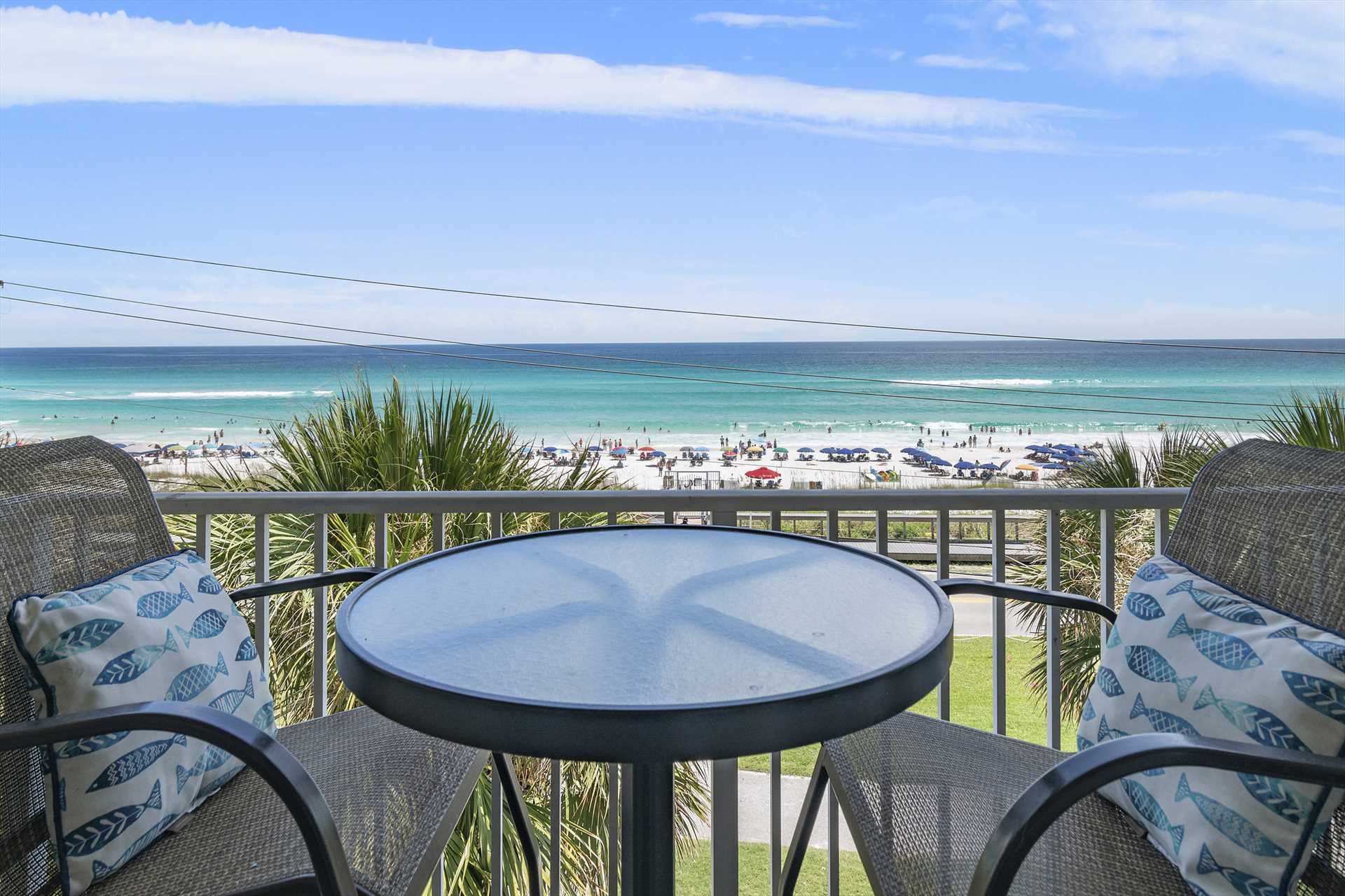 balcony with gulf views top flor