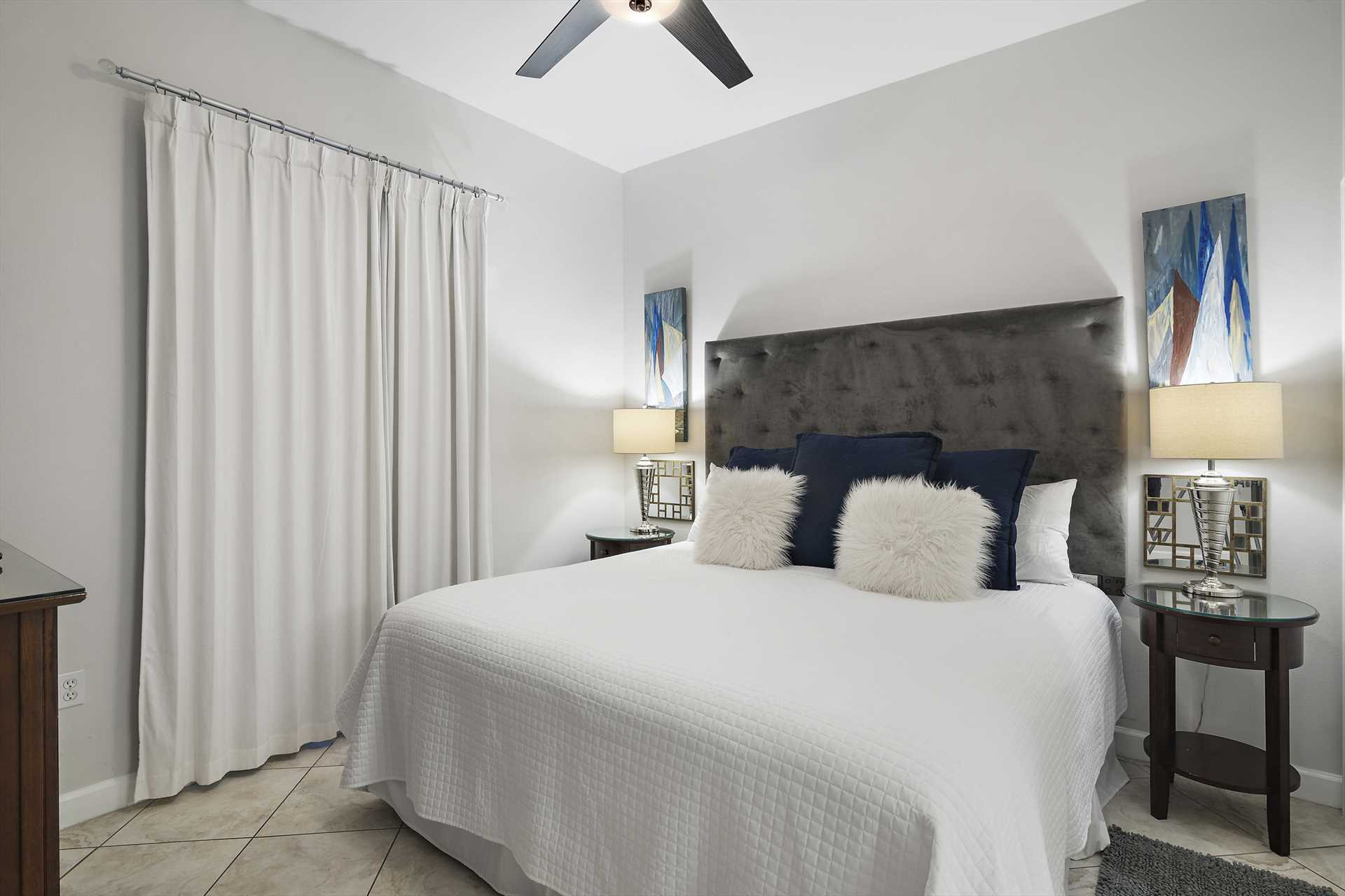 primary bedroom of condo
