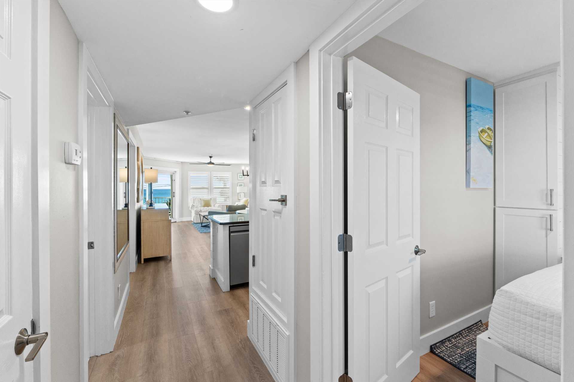 sleeper sofa in living room