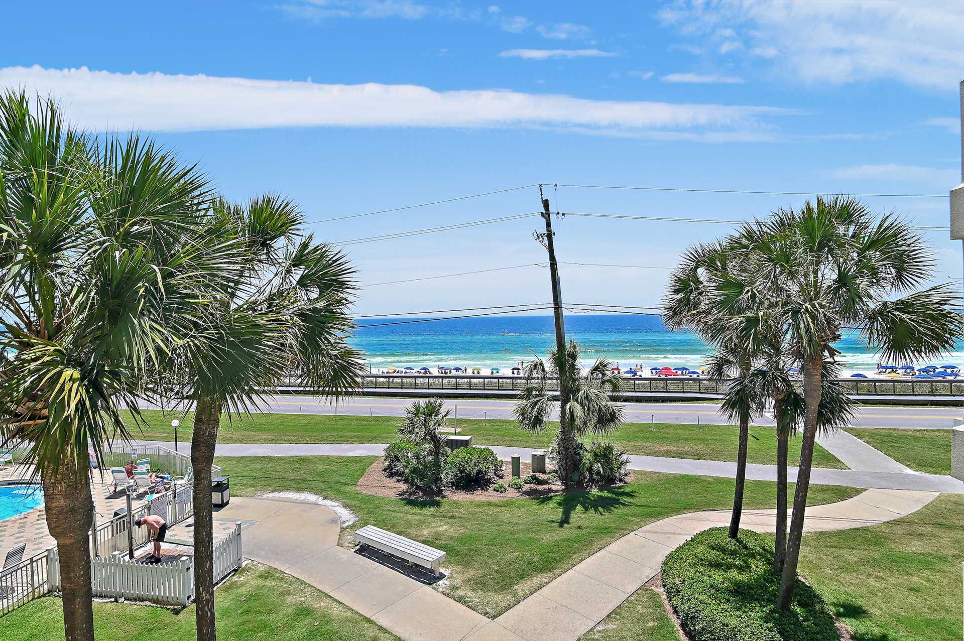 ip, sigh, repeat on your private Gulf-front balcony at Marav