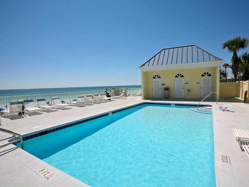 beach front condo pool
