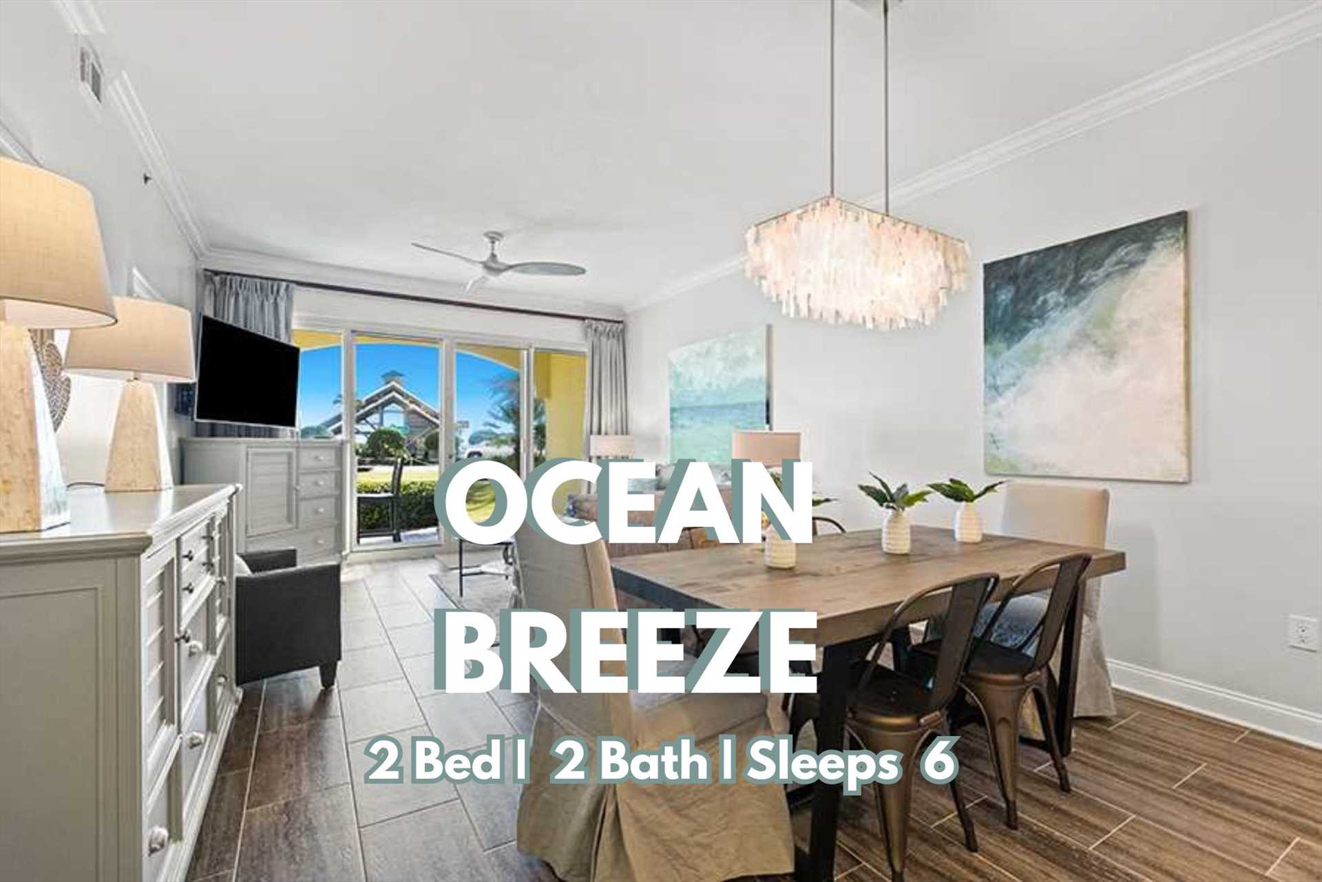 Steps from the Sand - Open living space just a few feet from