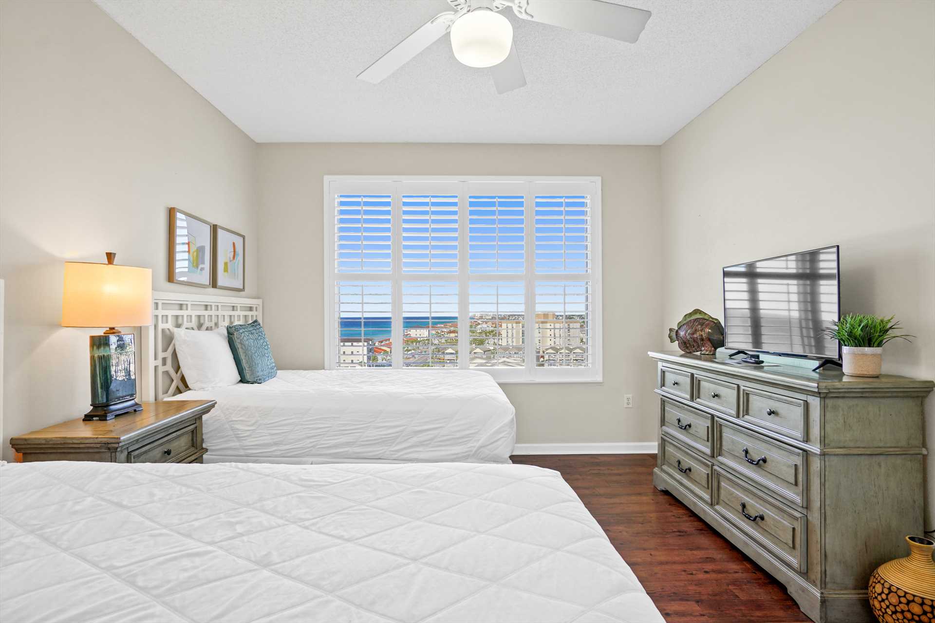 bedroom 2 with two queen beds