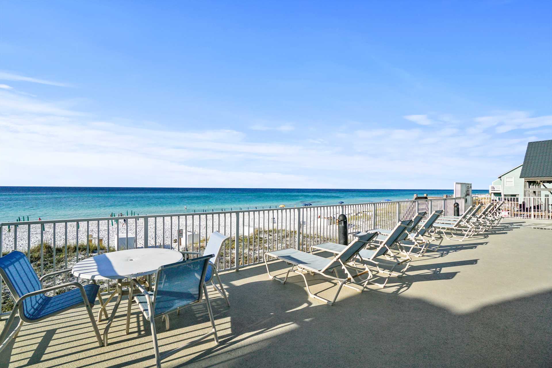Beach side pool at leeward key