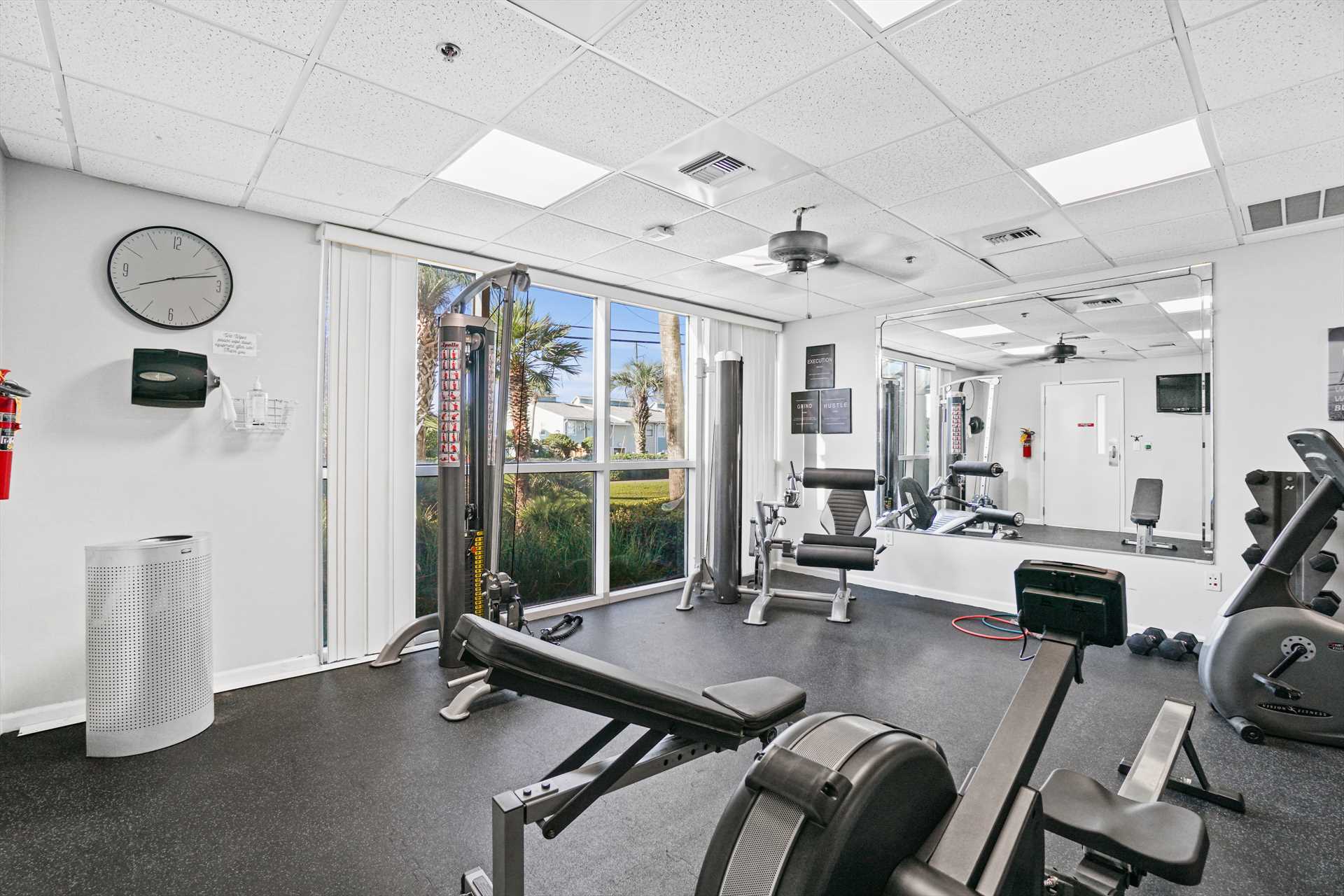 work on your fitness at leeward key