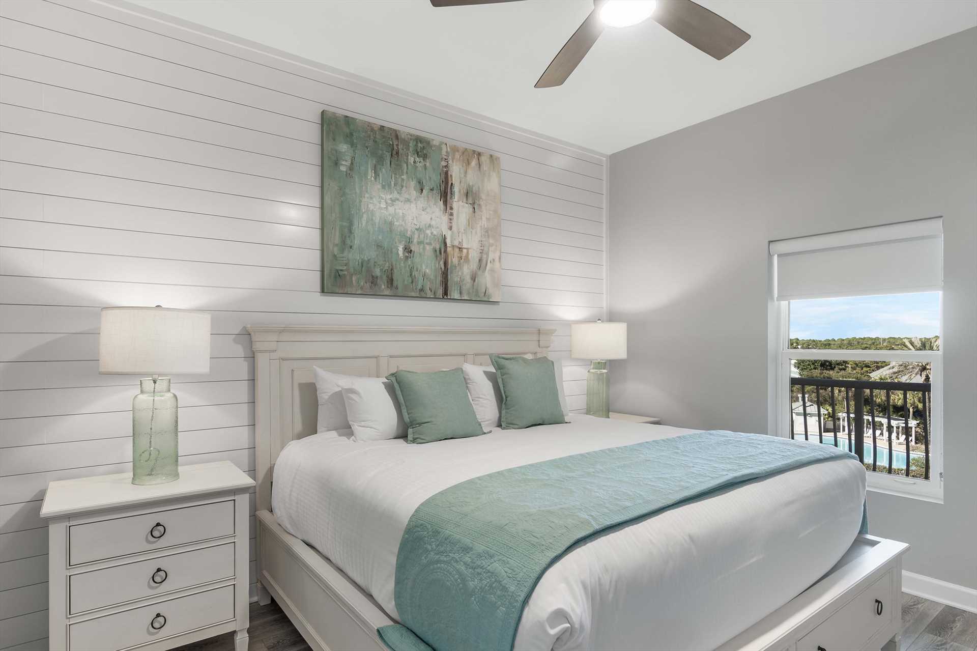 Guest bedroom at beach retreat 406