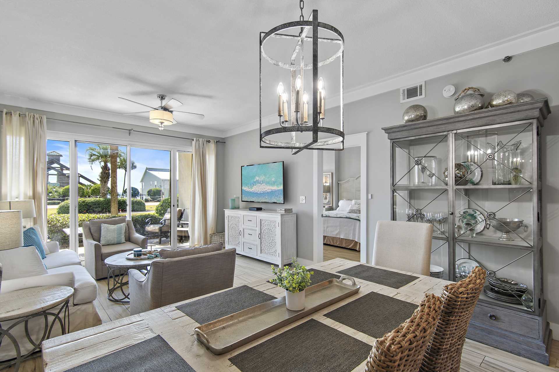 Comfort Meets Style - Plush seating, natural light, and beac