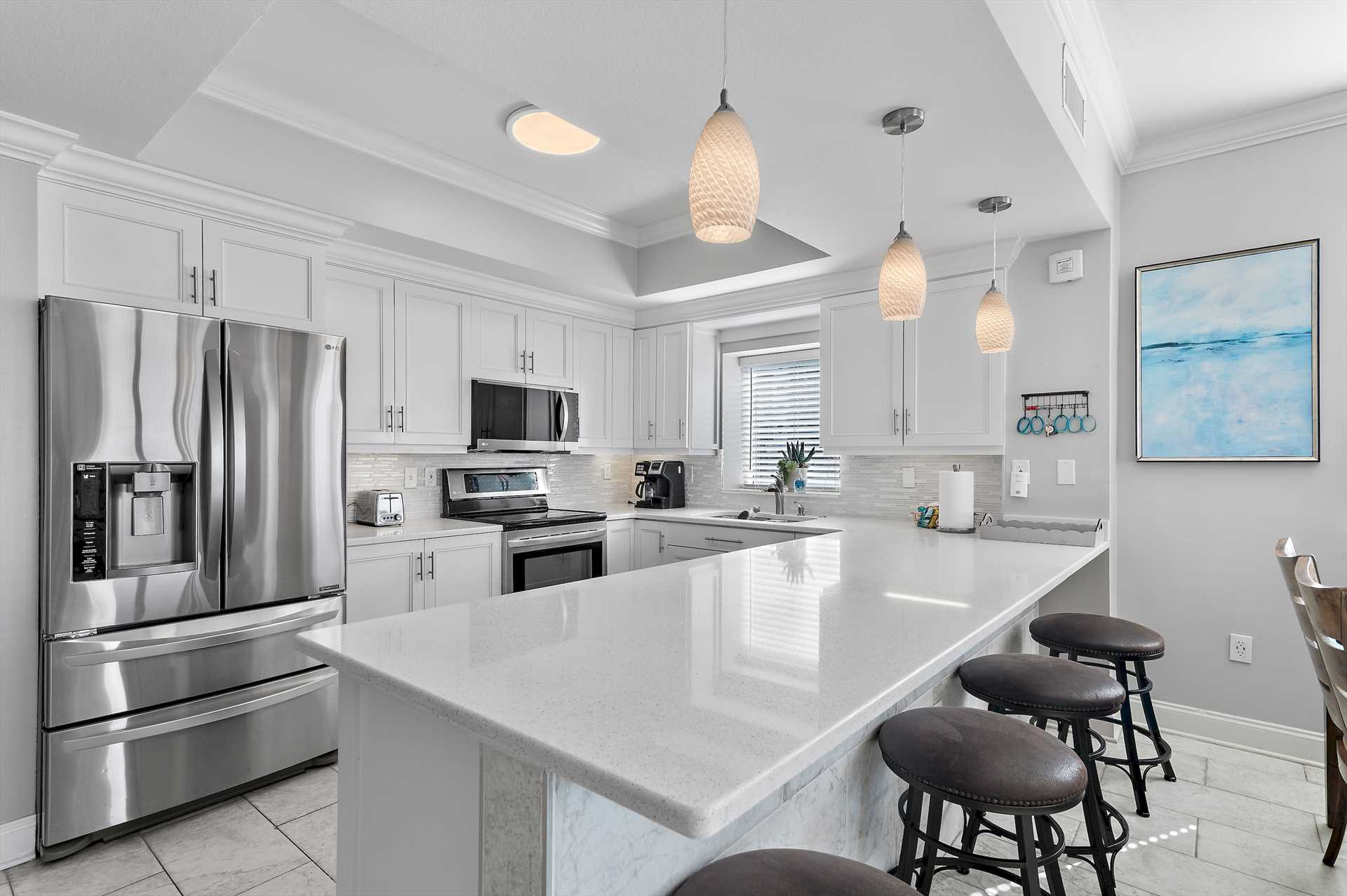 spacious kitchen for cooking awesome family meals