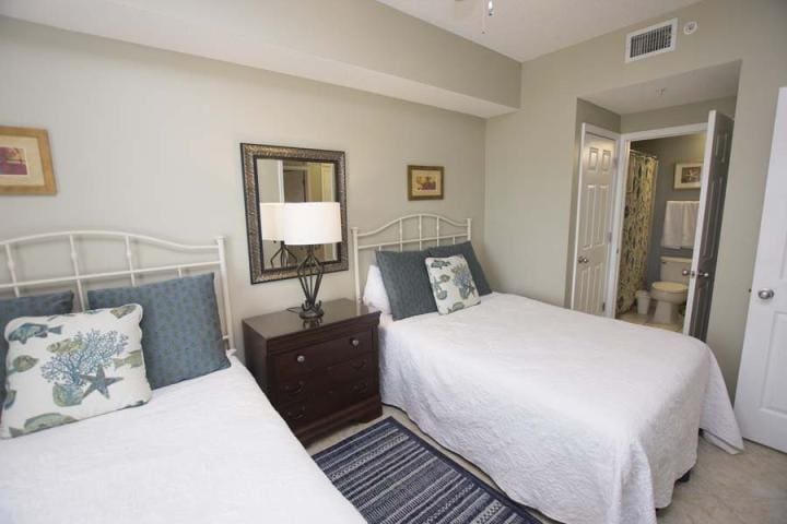 Majestic Sun Condo Destin Fl | Beach Condos in Destin #guest bedroom great bed
