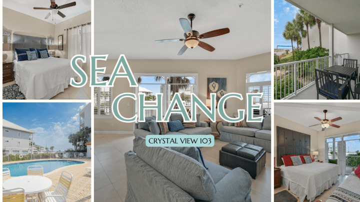 Blue and Green Comic Minimalist Summer Travel Vlog YouTube Thumbnail 5 | Beach Condos in Destin #