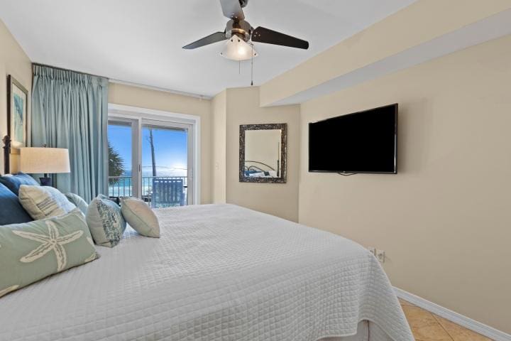 Maravilla 2308 Small Size-16 | Beach Condos in Destin #balcony access from master bedroom