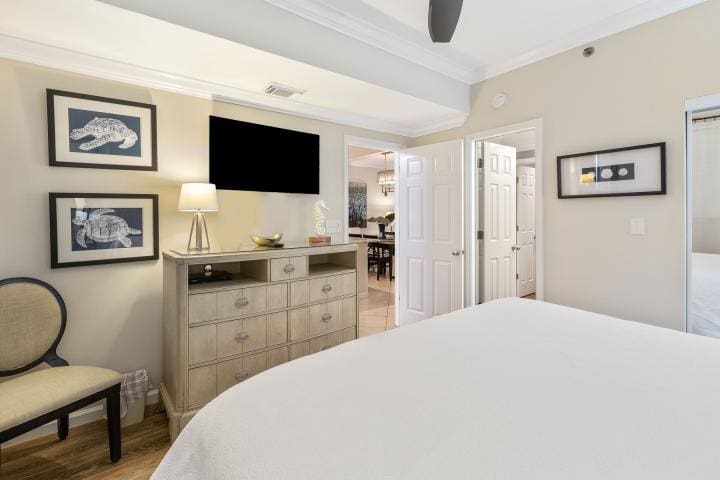 Leeward Key 705 Full Size-12 | Beach Condos in Destin #guest bedroom king bed in destin