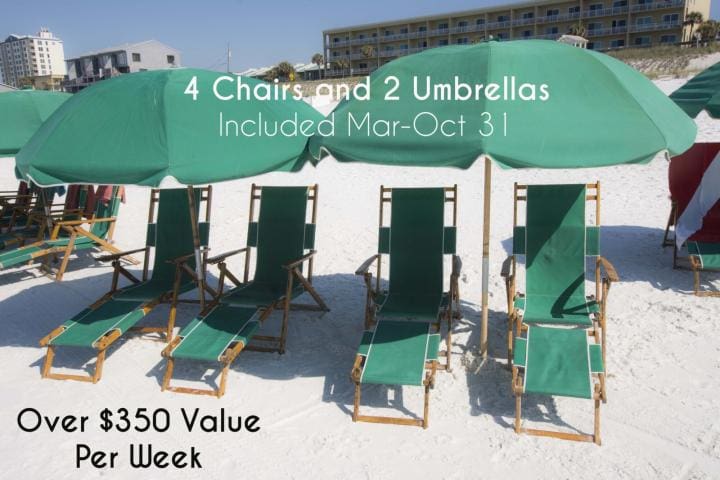 2 Sets Beach Service | Beach Condos in Destin #