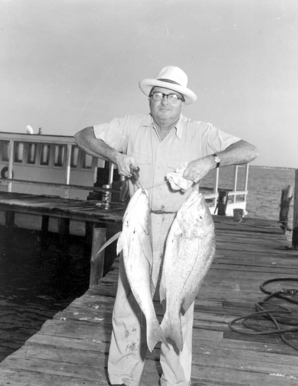 A man with two big fish - Destin, Florida