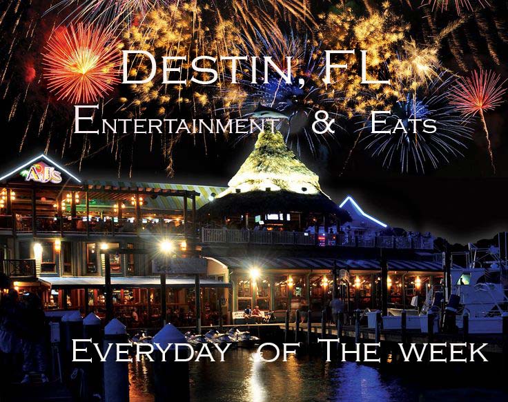 Our favorite places for food and entertainment in Destin, FL #