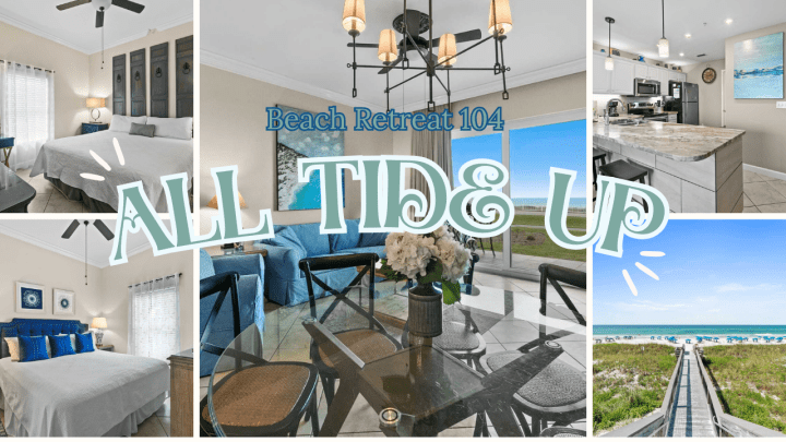 All Tide Up – Beach Retreat 104 | Beach Condos in Destin #where to stay in Destin pet friendly