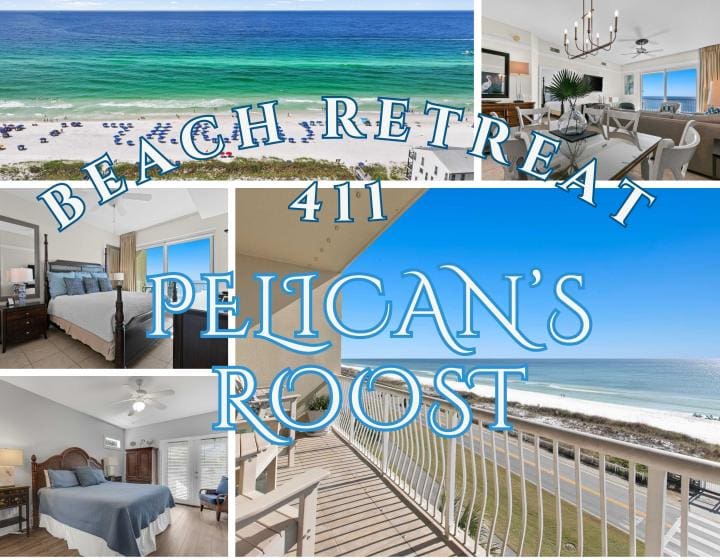 Pet Friendly Condo Rentals Miramar Beach | Beach Condos in Destin #Beach retreat destin 3 bedroom 3 bath unit