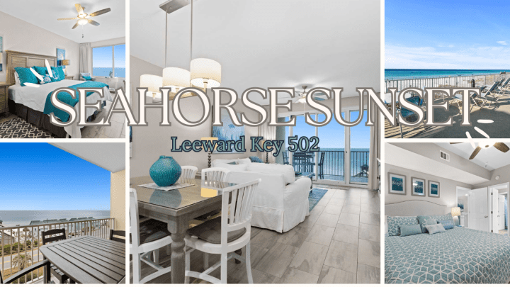 Blue and Green Comic Minimalist Summer Travel Vlog YouTube Thumbnail 1 | Beach Condos in Destin #