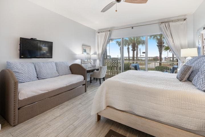 Crystal View 102 Web Size-24_1 | Beach Condos in Destin #master bedroom great view of the beach, pet friendly
