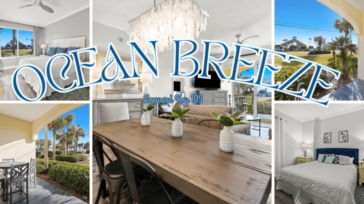 Blue and Green Comic Minimalist Summer Travel Vlog YouTube Thumbnail 3 | Beach Condos in Destin #