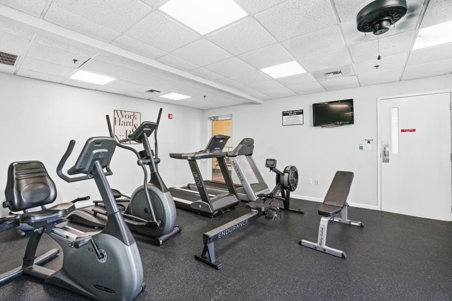 Leeward Key Gym in Destin | Beach Condos in Destin Leeward Key Vacation Rentals | Beach Condos in Destin #