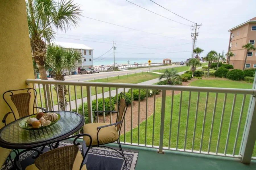 Beach Condos in Destin FL | Book Vacation Rentals Online #Water view from the Ciboney balcony. We have beach view condo rentals at Ciboney.