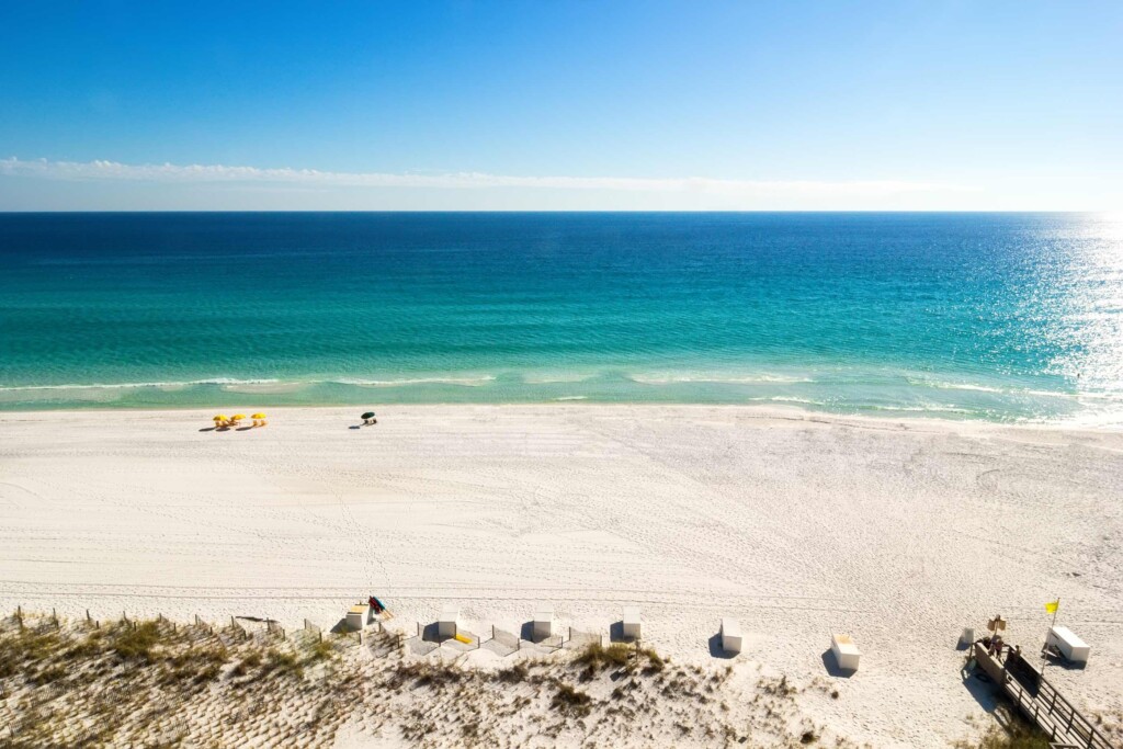 guests enjoying the beach