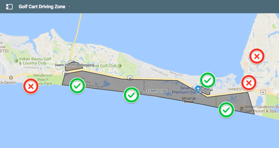 Where_Can_I_Drive_A_Street_Legal_Golf_Cart_in_Destin____Street_Legal_Golf_Cart_Rentals | Beach Condos in Destin Golf Cart Rules in Miramar Beach | Beach Condos in Destin #