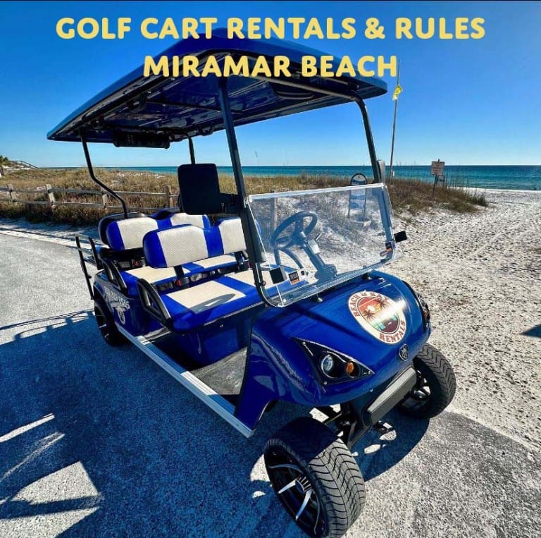 Golf Cart Rules in Miramar Beach