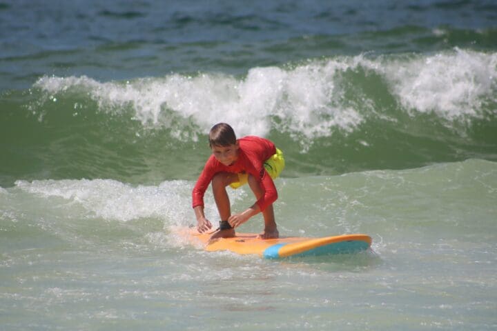 surfing in destin