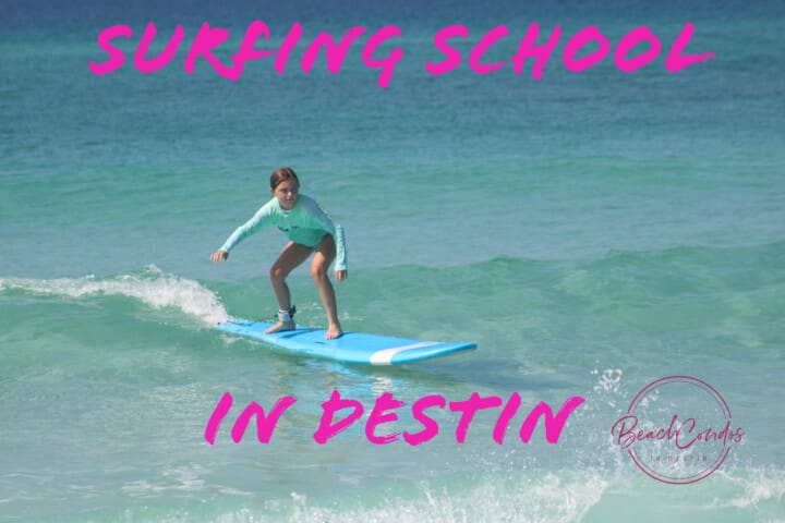 surfing in destin