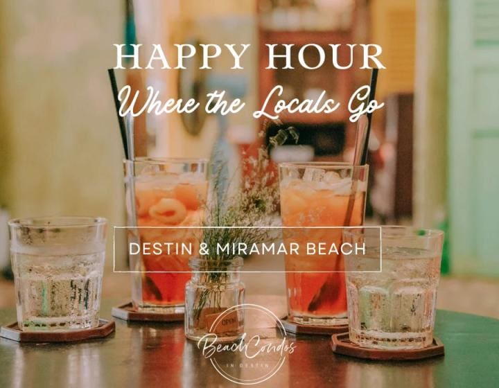 Destin Happy Hours | Beach Condos in Destin #Best Happy Hours in Destin