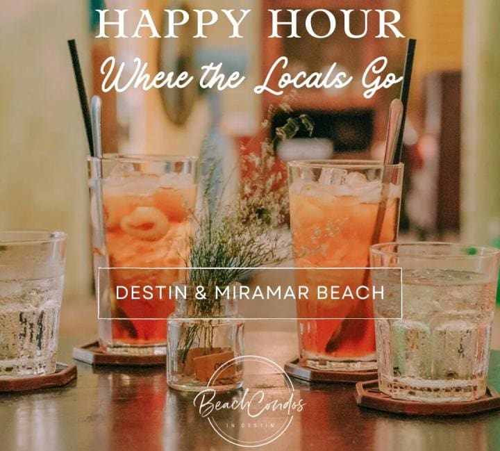 Happy Hour Destin | Beach Condos in Destin #Local Happy Hour Destin Miramar Beach