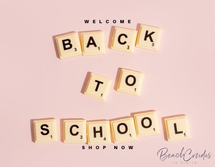 Where to shop for back to School Destin | Beach Condos in Destin #Shopping in Destin