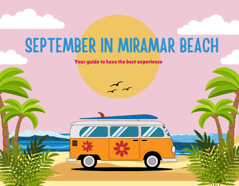 Yellow Illustrative Summer Party Instagram Post 900 x 700 px | Beach Condos in Destin Why September Is Perfect for Miramar Beach Florida | Beach Condos in Destin #