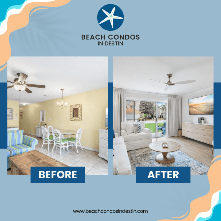 Living room | Beach Condos in Destin #