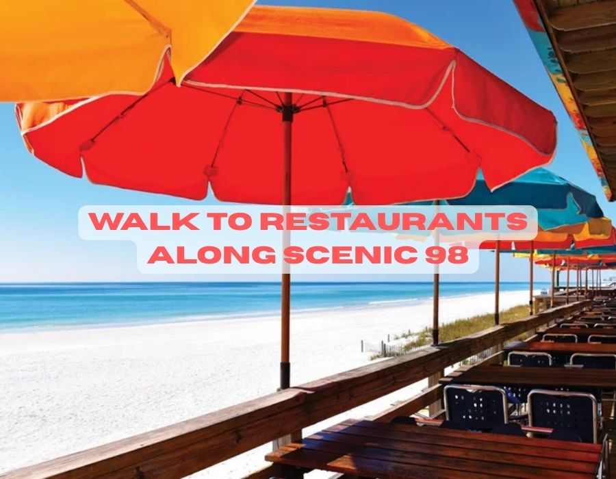 Local Eats You Can Walk From Our Condos | Beach Condos #Dining on scenic gulf drive