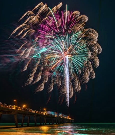 pier fireworks okaloosa | Beach Condos in Destin fireworks okaloosa island fort walton beach