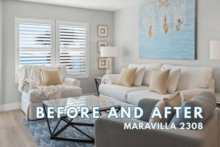 Maravilla 1207 Before and After | Beach Condos in Destin #