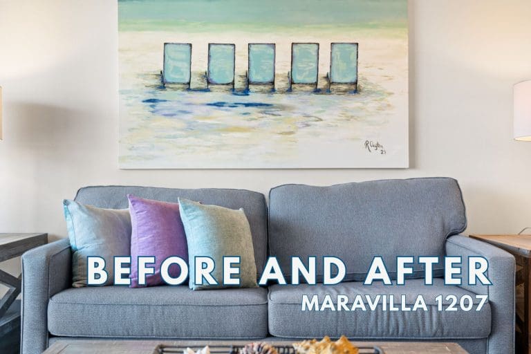 Before and After Maravilla 1207 | Beach Condos in Destin #Condo Remodelers in Destin